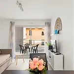 Juan Les Pins Center 2p Parking Terrasse Διαμέρισμα